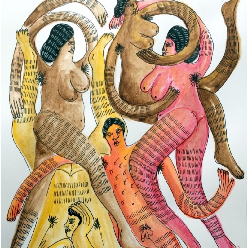 Gorąca Łąka, olejny