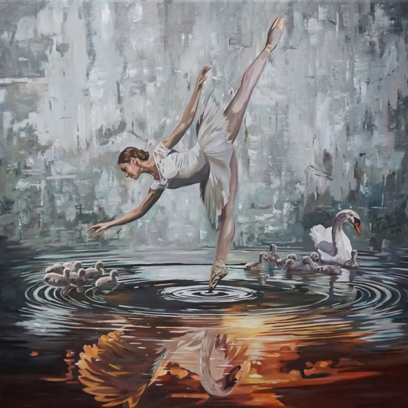 Gorąca Łąka, olejny