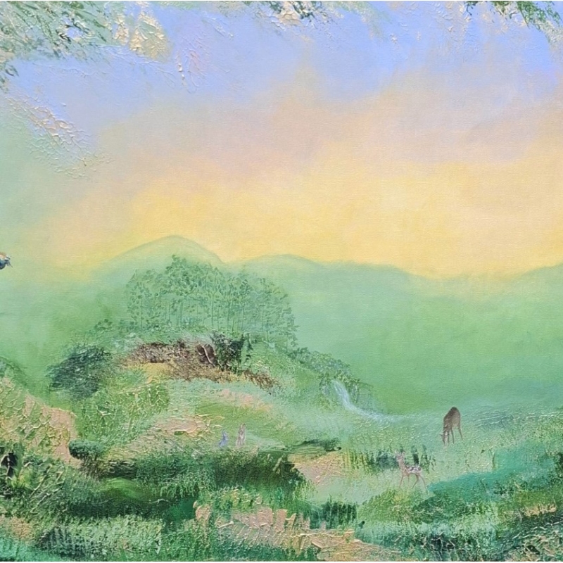 Gorąca Łąka, olejny