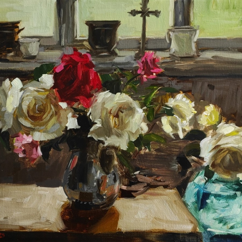 Gorąca Łąka, olejny