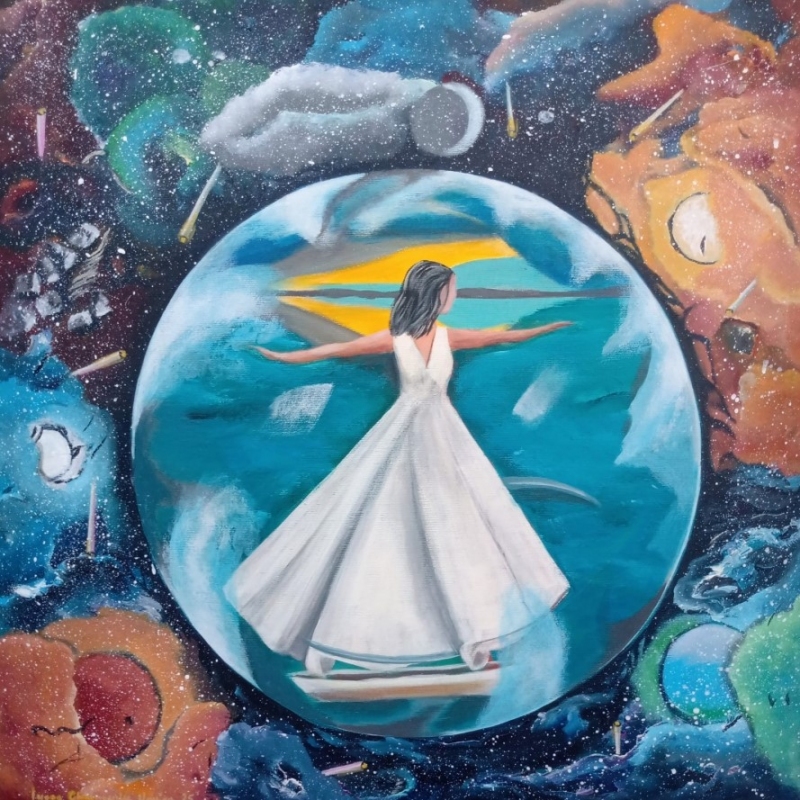 Gorąca Łąka, olejny