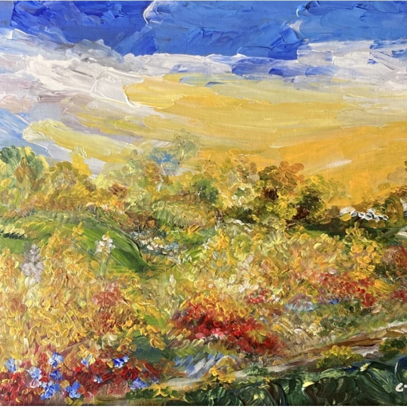 Gorąca Łąka, olejny