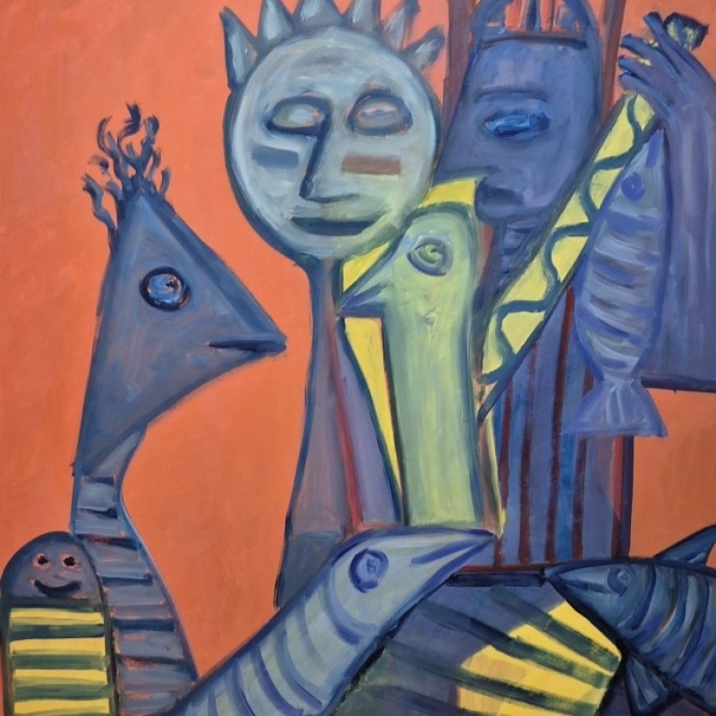 Gorąca Łąka, olejny