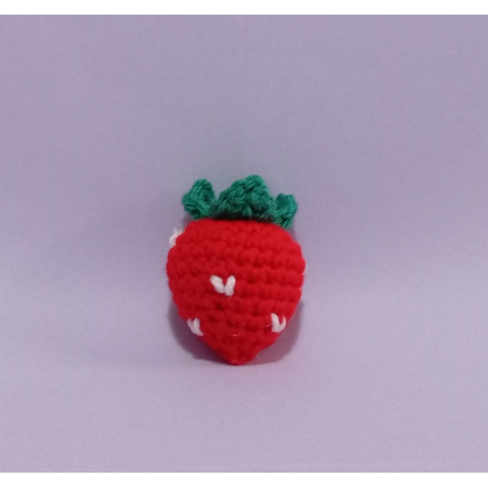 Truskawki Amigurumi 