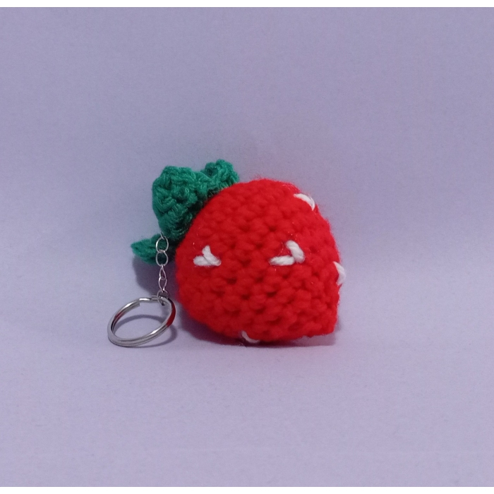 Truskawki Amigurumi 