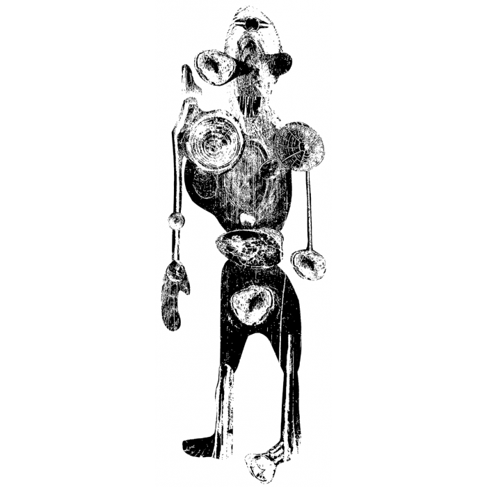 Cykl:Od natury do abstrakcji - hybrydalne figury w linorycie