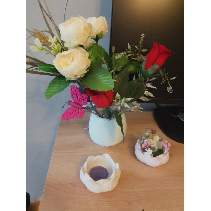 Świecznik kwiat mały