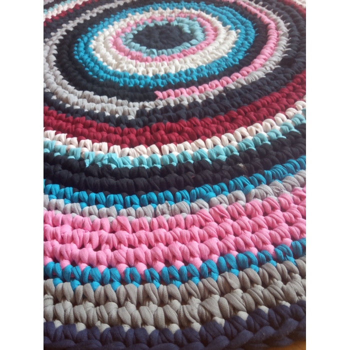 Dywan Eco Etno Zero Waste, 80 cm