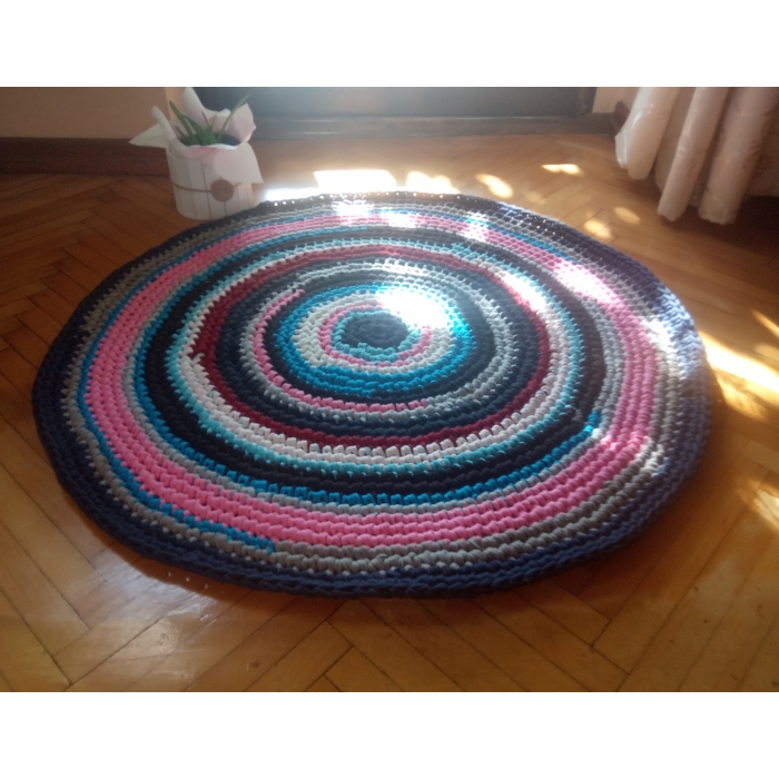 Dywan Eco Etno Zero Waste, 80 cm