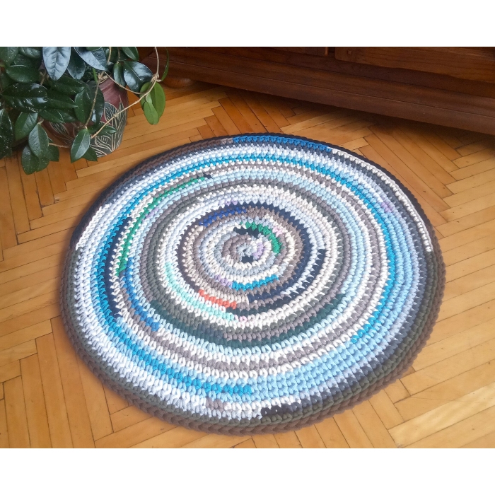 Dywan w paski, sznurek bawełniany