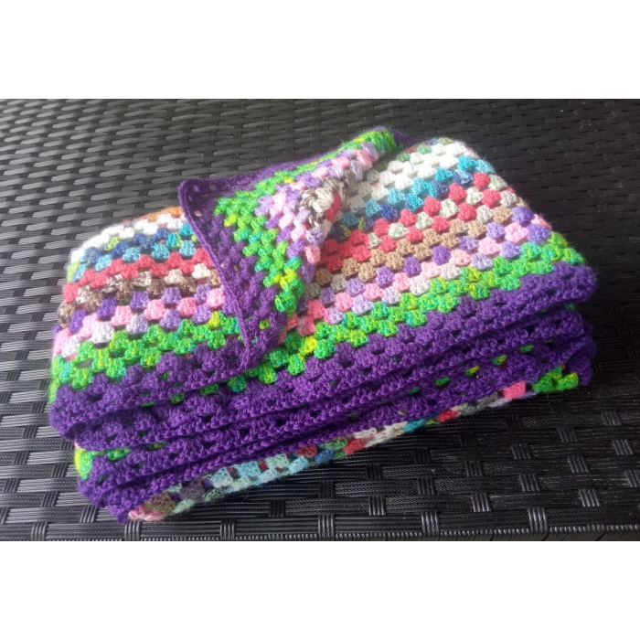 Kocyk kolorowy kwadrat