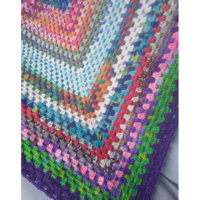 Kocyk kolorowy kwadrat