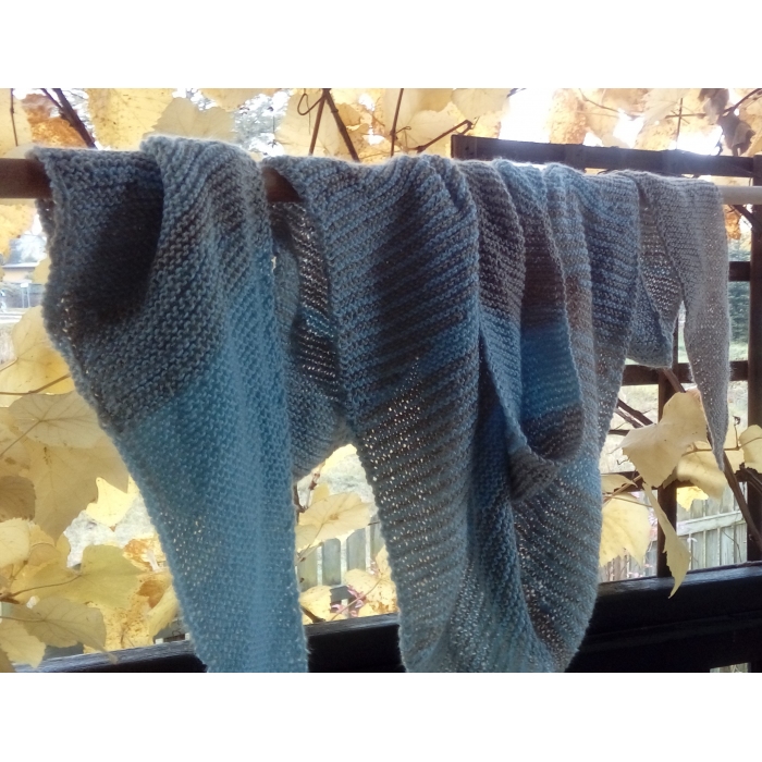 Długi szal Ciepły piasek i błękit nieba