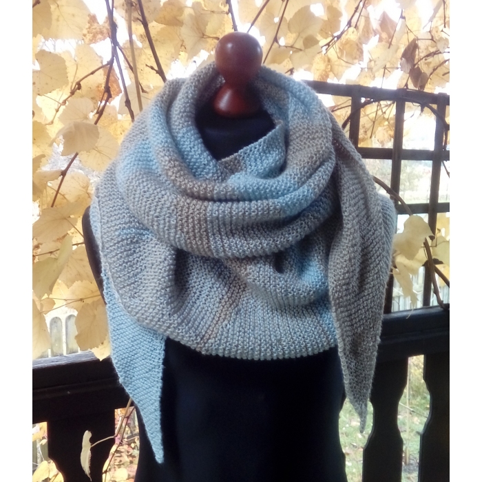 Długi szal Ciepły piasek i błękit nieba