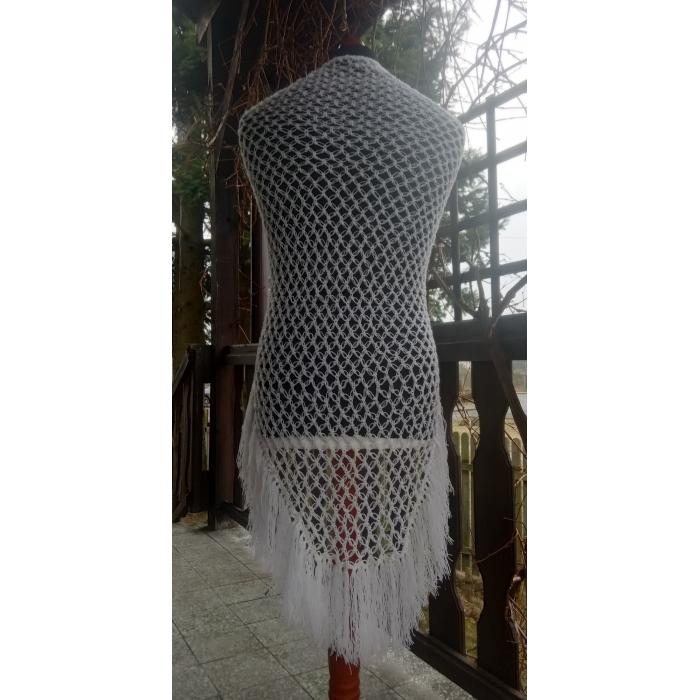 Chusta Biały puszek