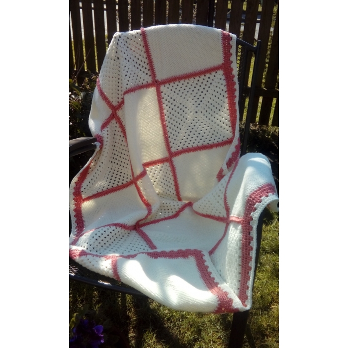 Narzuta Krem brzoskwiniowy