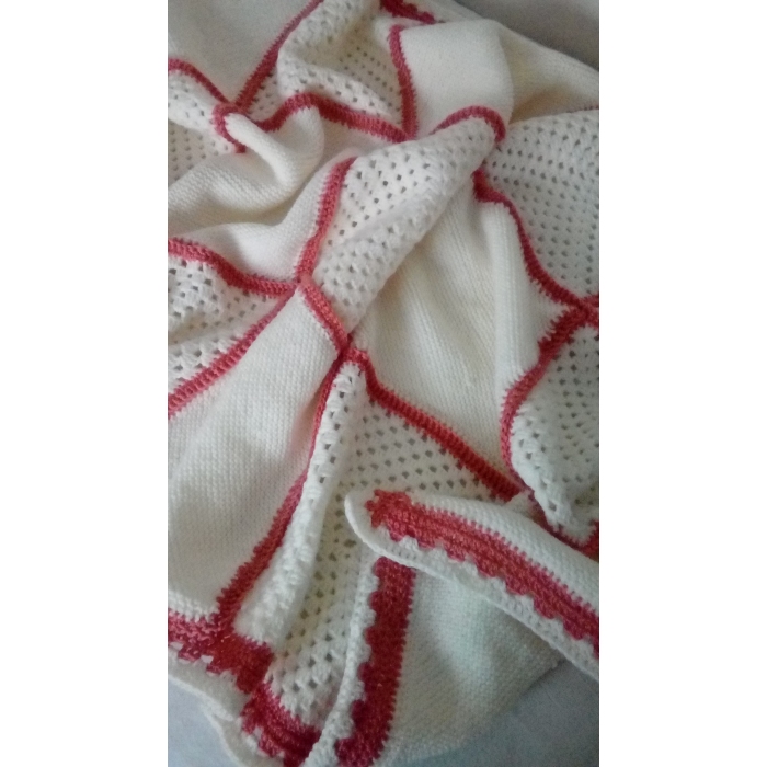 Narzuta Krem brzoskwiniowy