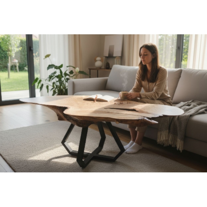 Stolik z litego drewna