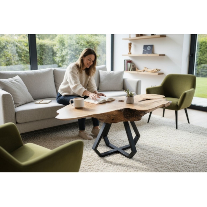 Stolik z litego drewna