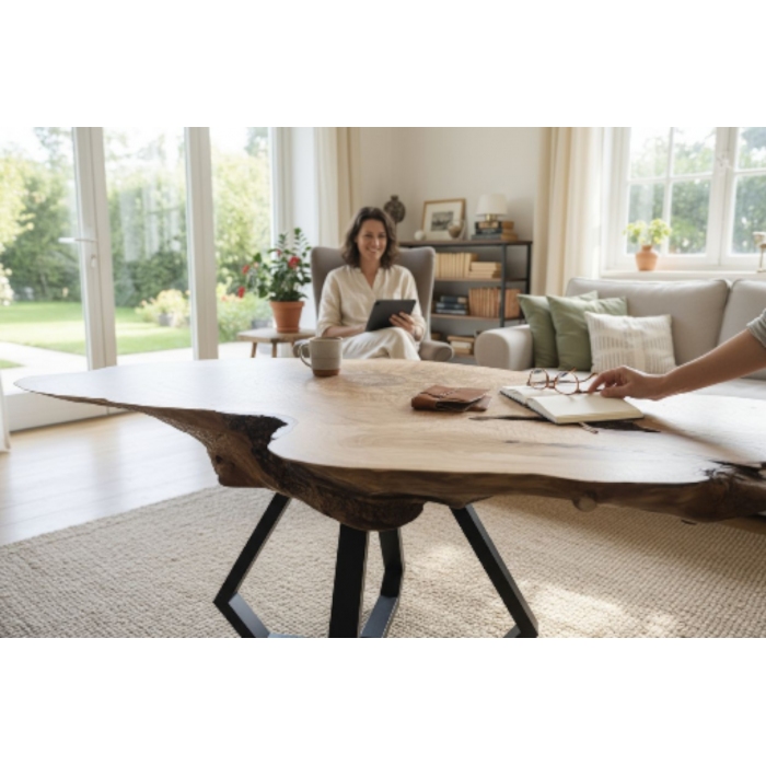 Stolik z litego drewna