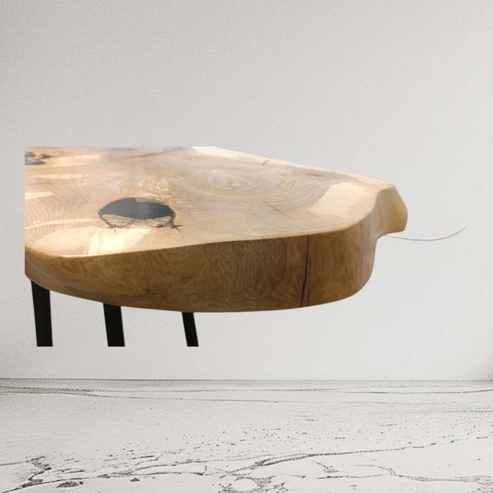 Stolik kawowy z litego drewna 106x60x50 cm