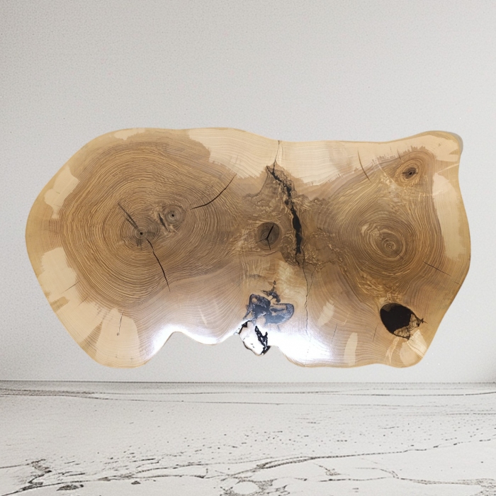 Stolik kawowy z litego drewna 106x60x50 cm