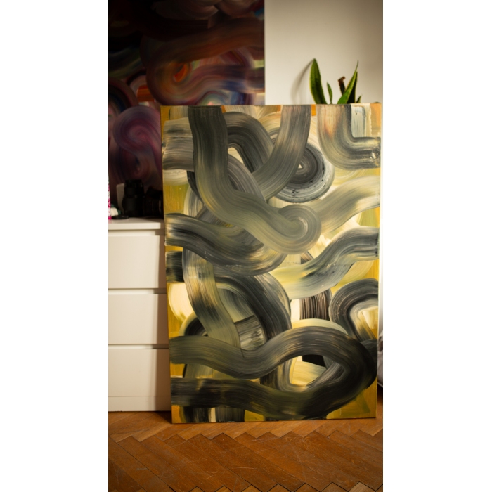 Cienie sosen na piasku