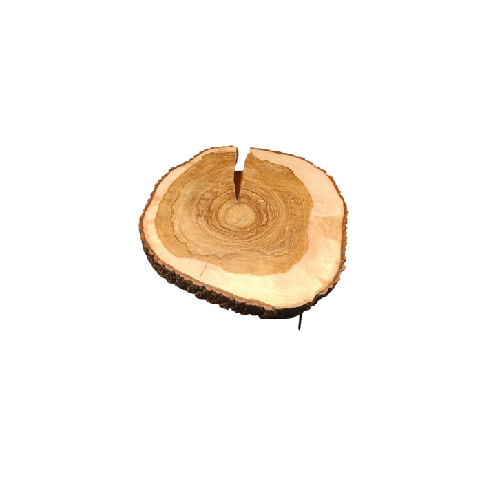 stolik kawowy z litego drewna 74x73x80 zegar gratis Drewnoma