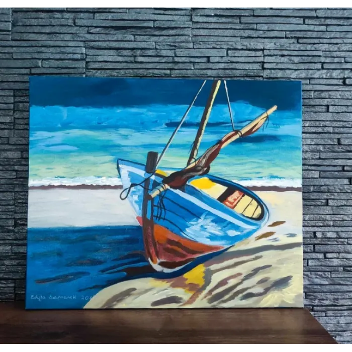 Łódź obraz na płótnie