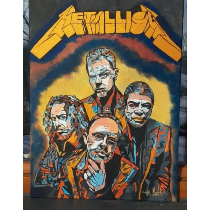 Metallica obraz na płótnie