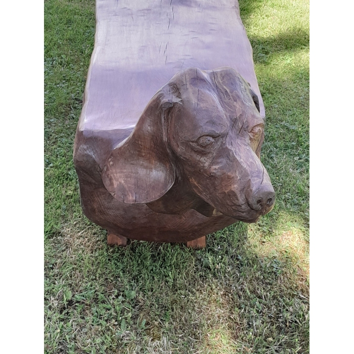 Stolik kawowy rzeźbiony 