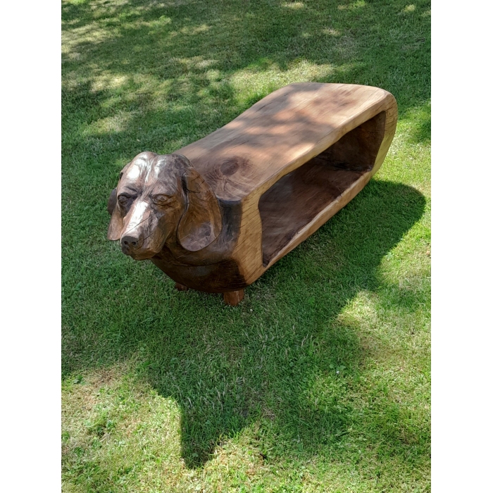 Stolik kawowy rzeźbiony 