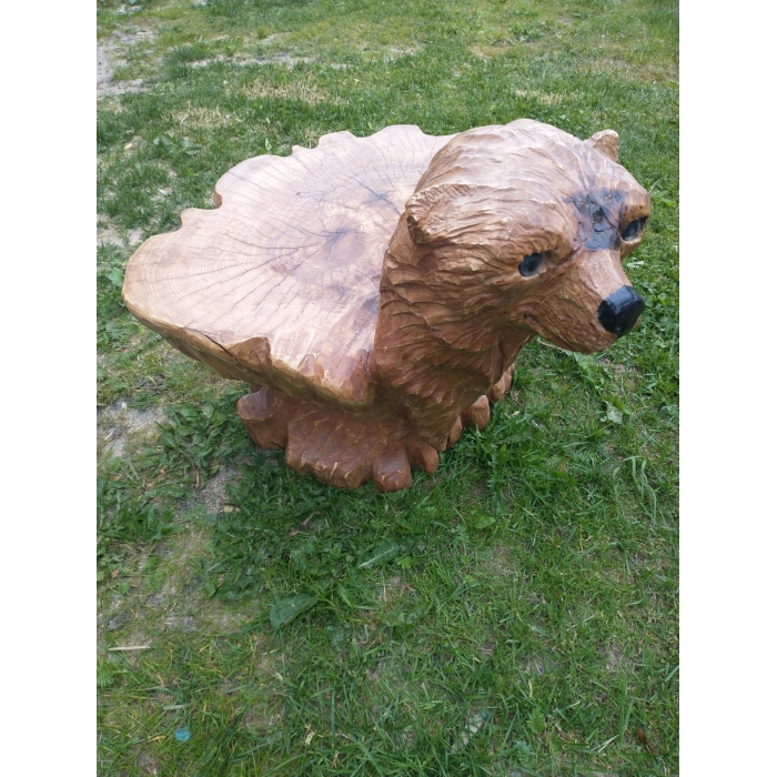 Stolik kawowy rzeźbiony 