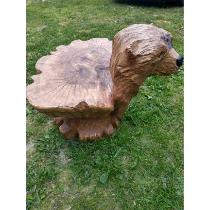 Stolik kawowy rzeźbiony 