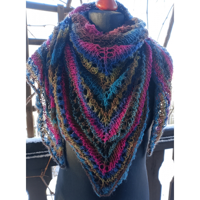 Chusta cieniowana z moherem