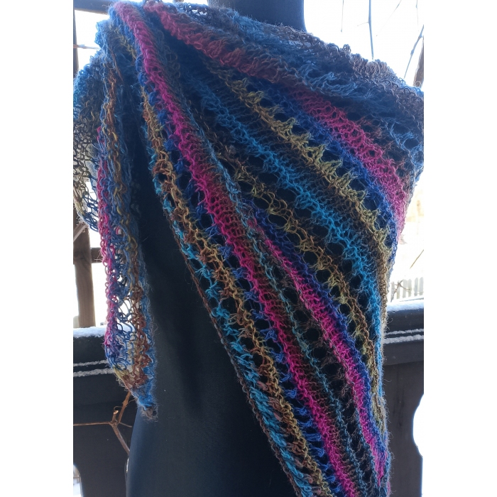 Chusta cieniowana z moherem