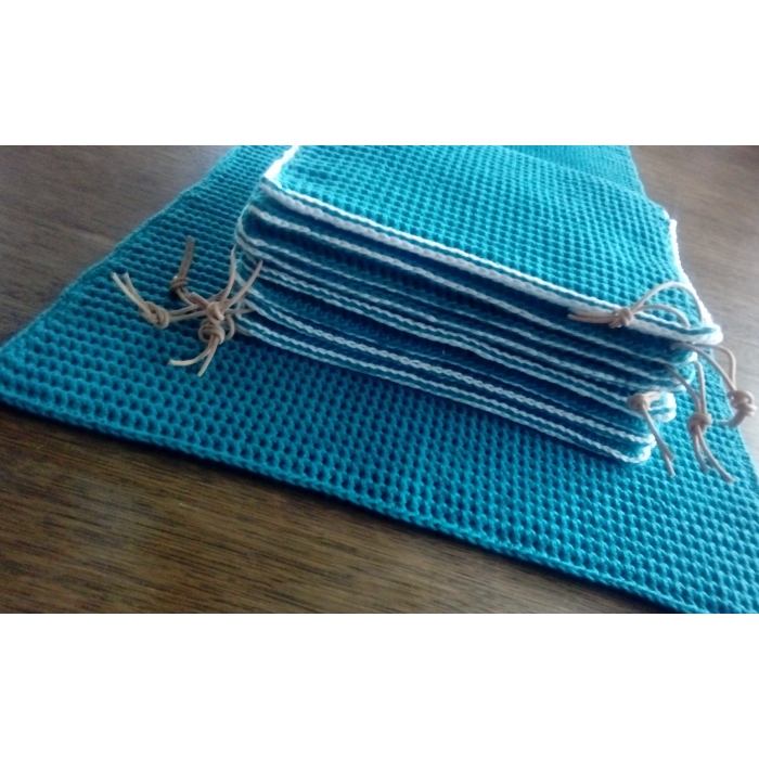 Duży komplet stołowy