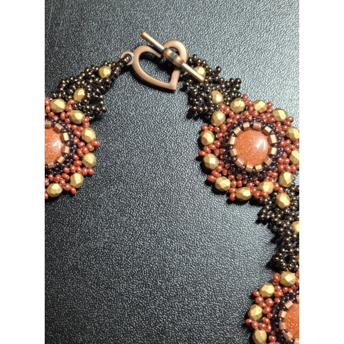 Naszyjnik z koralików Chocolate 