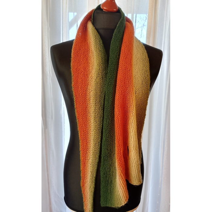 Asymetryczny szal strzałka