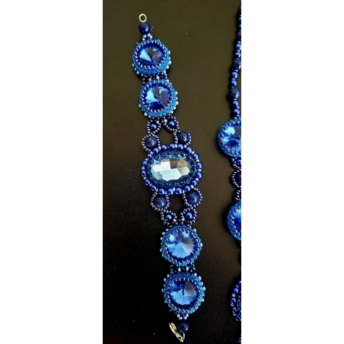 Komplet Niebieska Róża