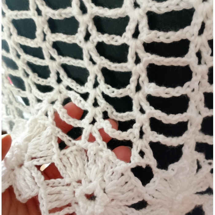 Pelerynka komunijna z kaszmirem i jedwabiem