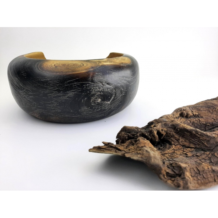 Patera z drewna buka i olchy – rękodzieło na stół