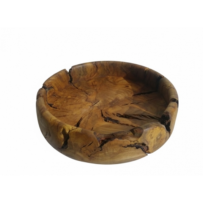 Patera z korzenia jabłoni – drewniane rękodzieło na stół