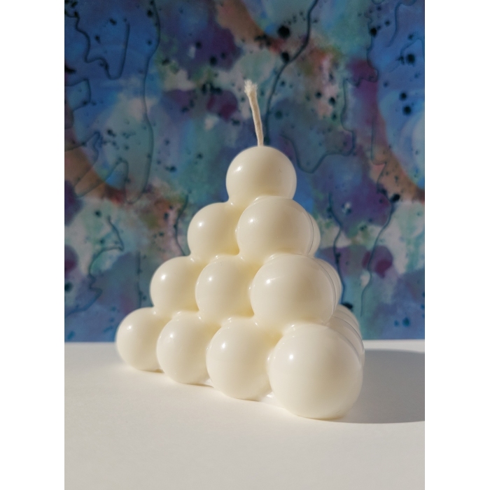 Świeca bubble trójkąt