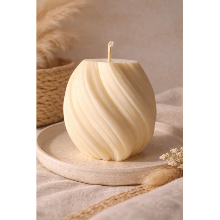 2 świeczki sojowe - Sznur