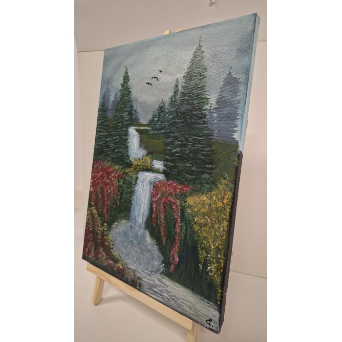 Chwila spokoju nad wodospadem