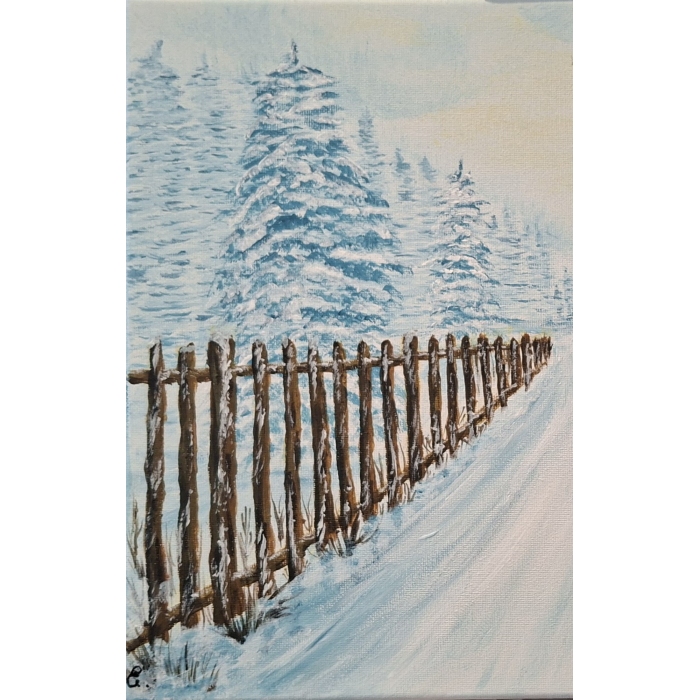 Spokojny zimowy dzień.