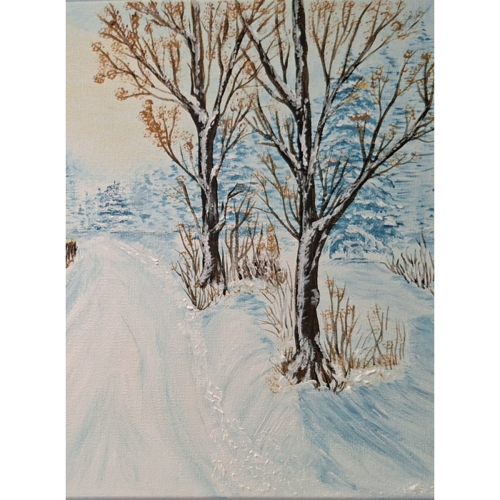 Spokojny zimowy dzień.