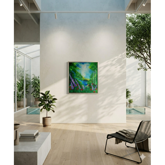 Wiosenny rozkwit na płótnie 