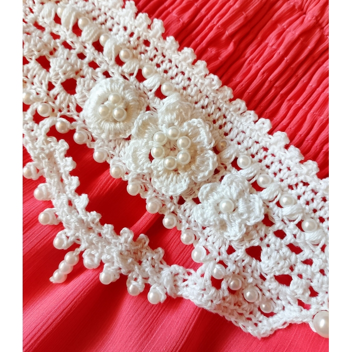 Biała bransoletka BOHO